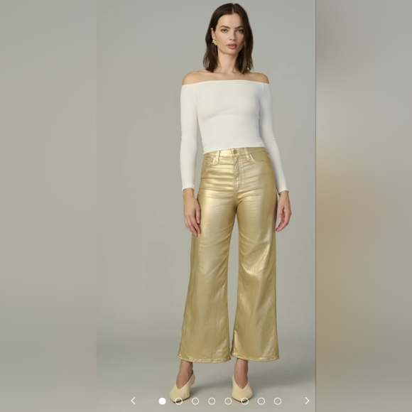 Joe's Jeans Pants - Joe's Jeans The Mia Gold Foil Jeans